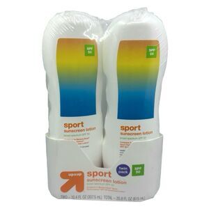 UP&UP Sport Sunscreen Lotion - SPF 50 - Twin Pack - 10.4 fl oz / 307.5 ml x 2